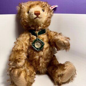RARE Steiff 1926 "Happy Bear" Replica w/ Genuine 1926 Silver Dime & Tags